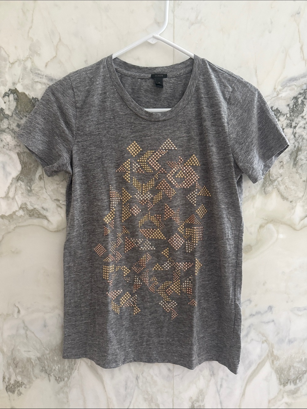 J. Crew Heather Gray Crewneck Tee
